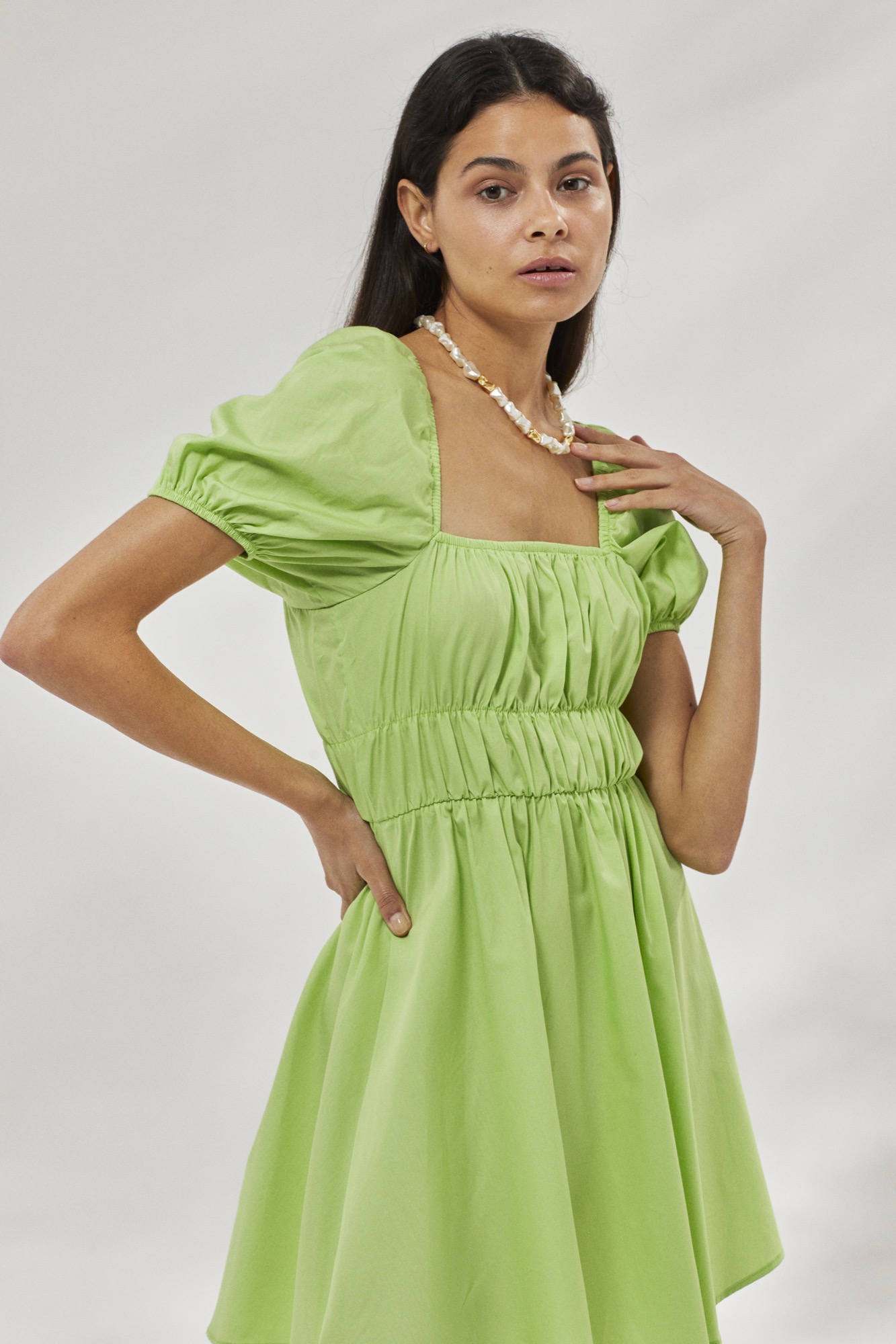 Mini Poplin Elbise