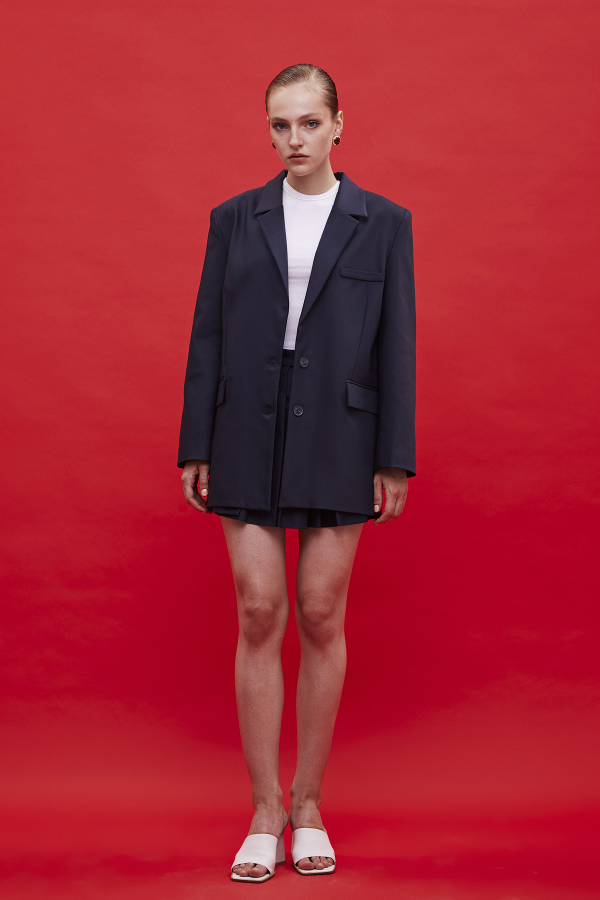 Oversize Ceket - Özel Tasarım Mini Etek