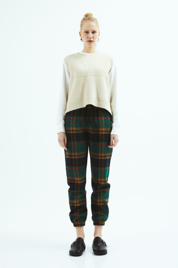 Ekose Jogger Pantolon