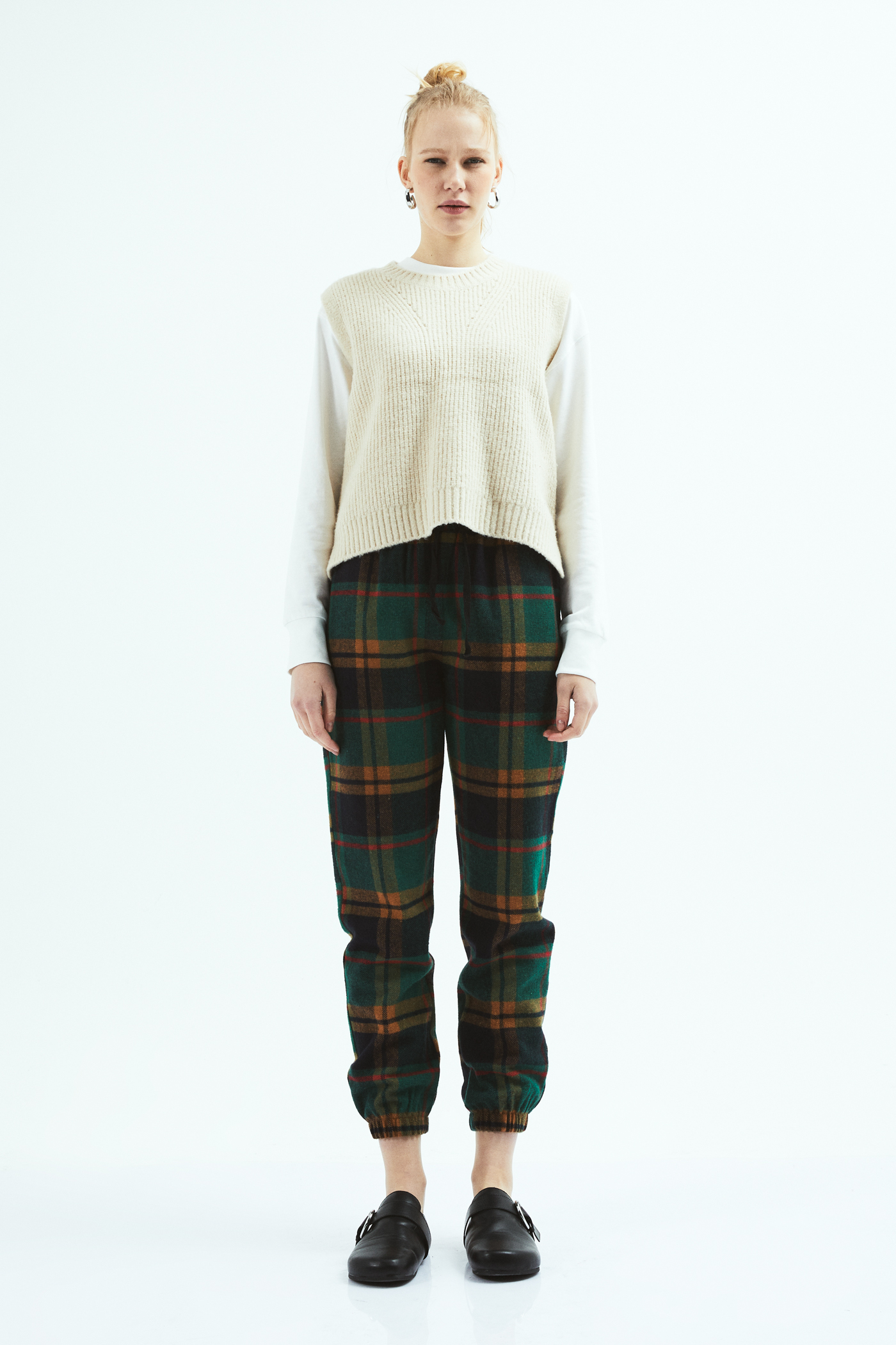 Ekose Jogger Pantolon
